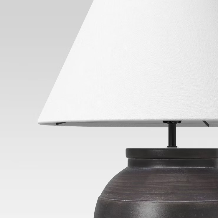 Large Ceramic Table Lamp Black - Threshold™ | Target