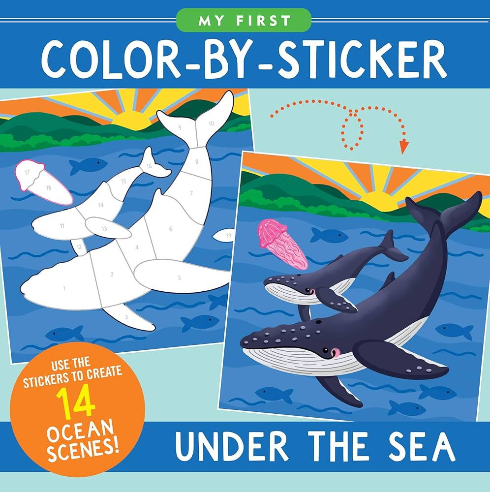 My First Color-By-Sticker Book - Under the Sea | Amazon (US)