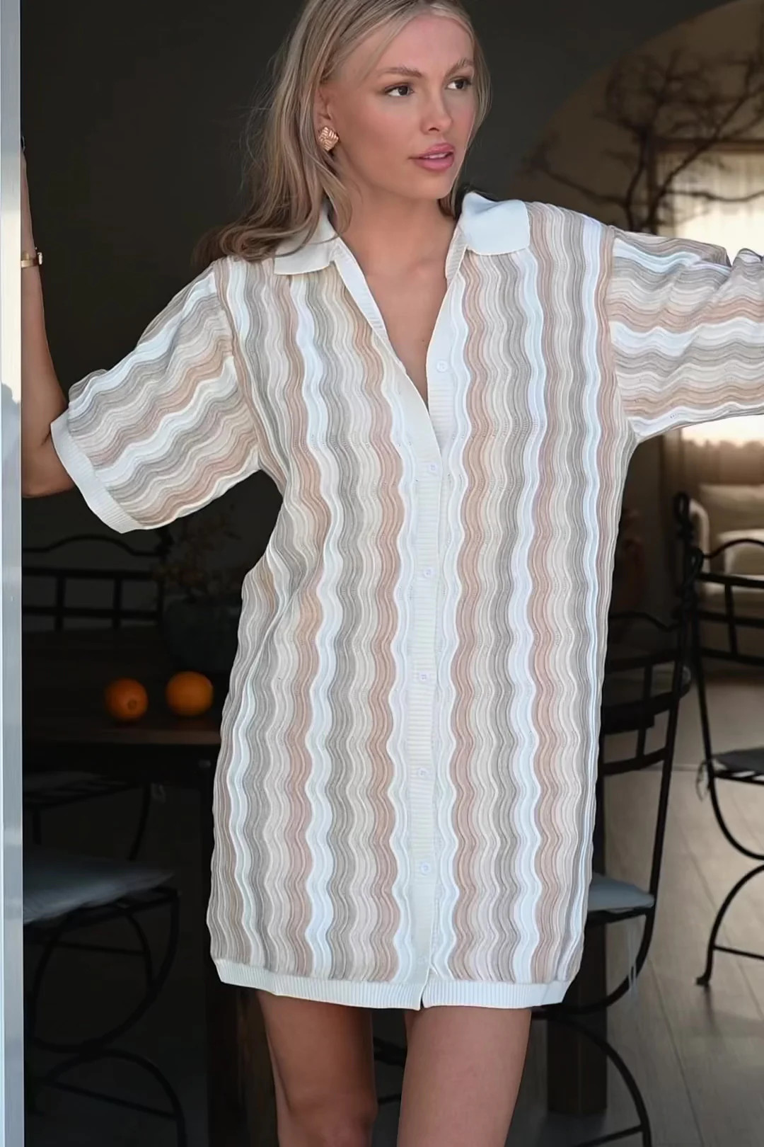 Felix Knit Dress — Neutral | YLLW The Label