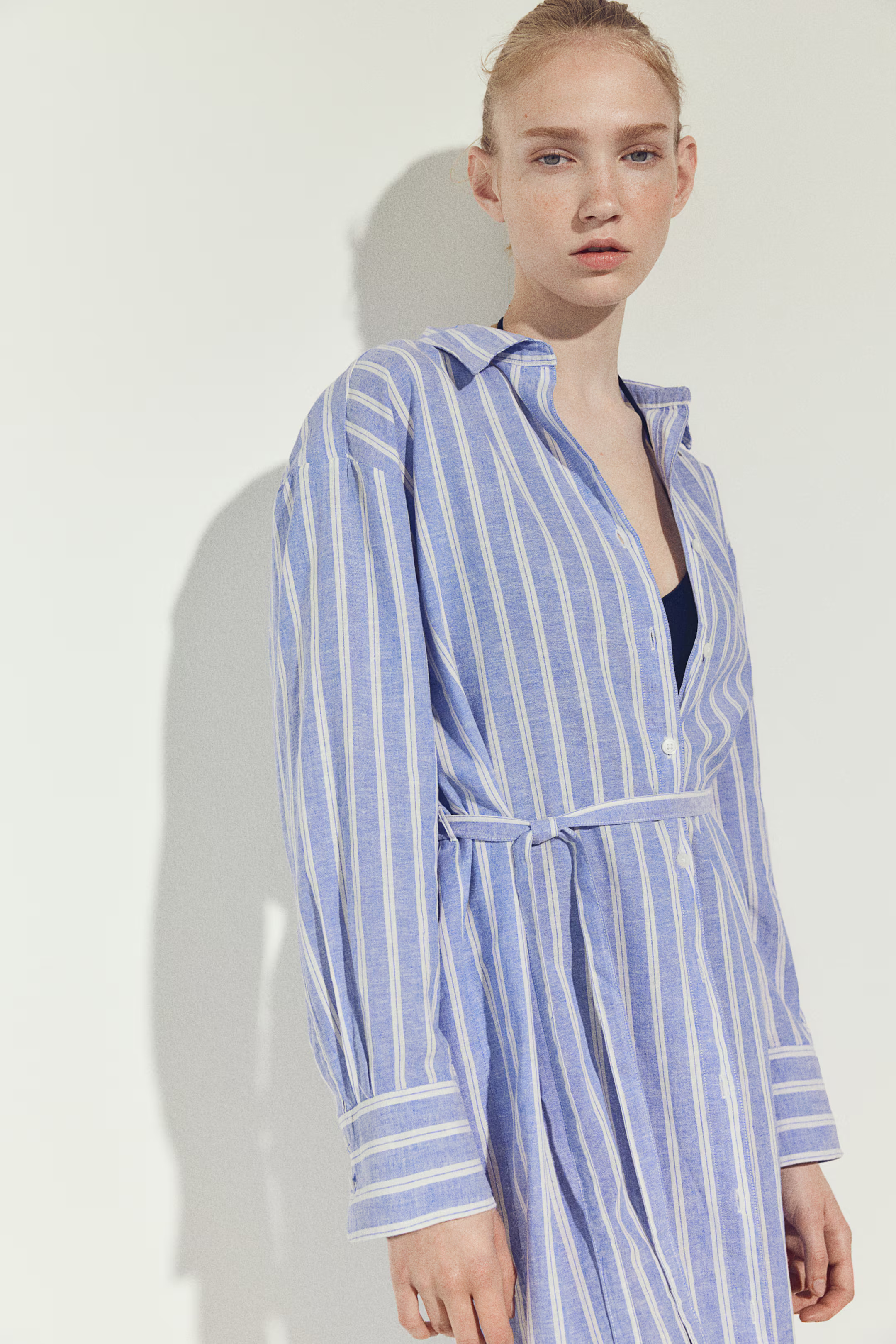 Linen-blend Shirt Dress | H&M (US + CA)