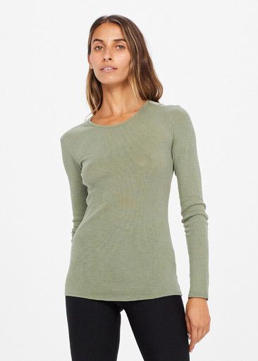 COTERIE CHRISSY LONG SLEEVE  - OLIVE [USW222017] | THE UPSIDE