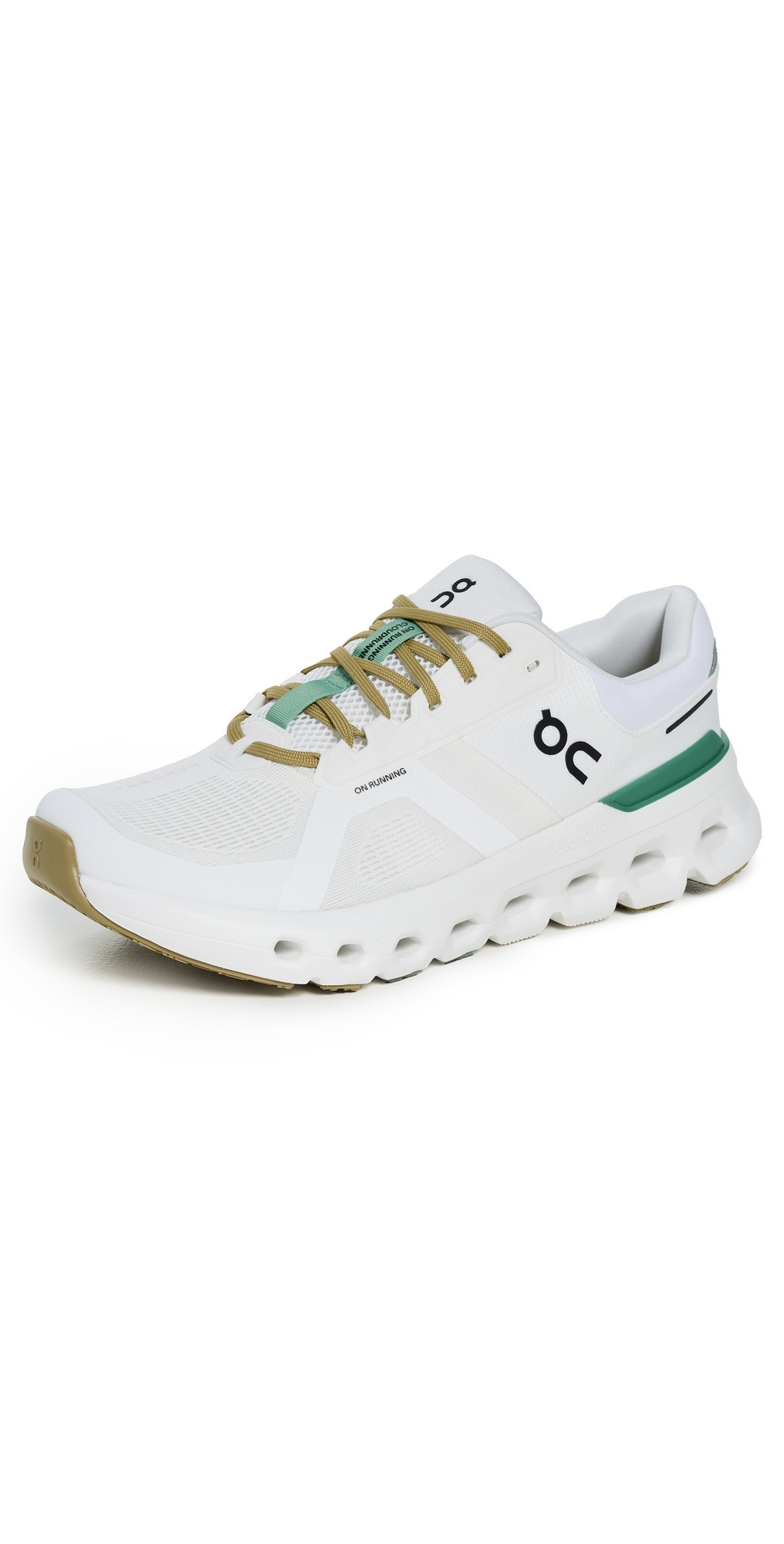 On Cloudrunner 2 Sneakers White Green 9.5 | Shopbop