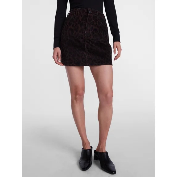 Scenario Women's and Women's Plus Corduroy Mini Skirt, 17" Length, Sizes 0-28 | Walmart (US)
