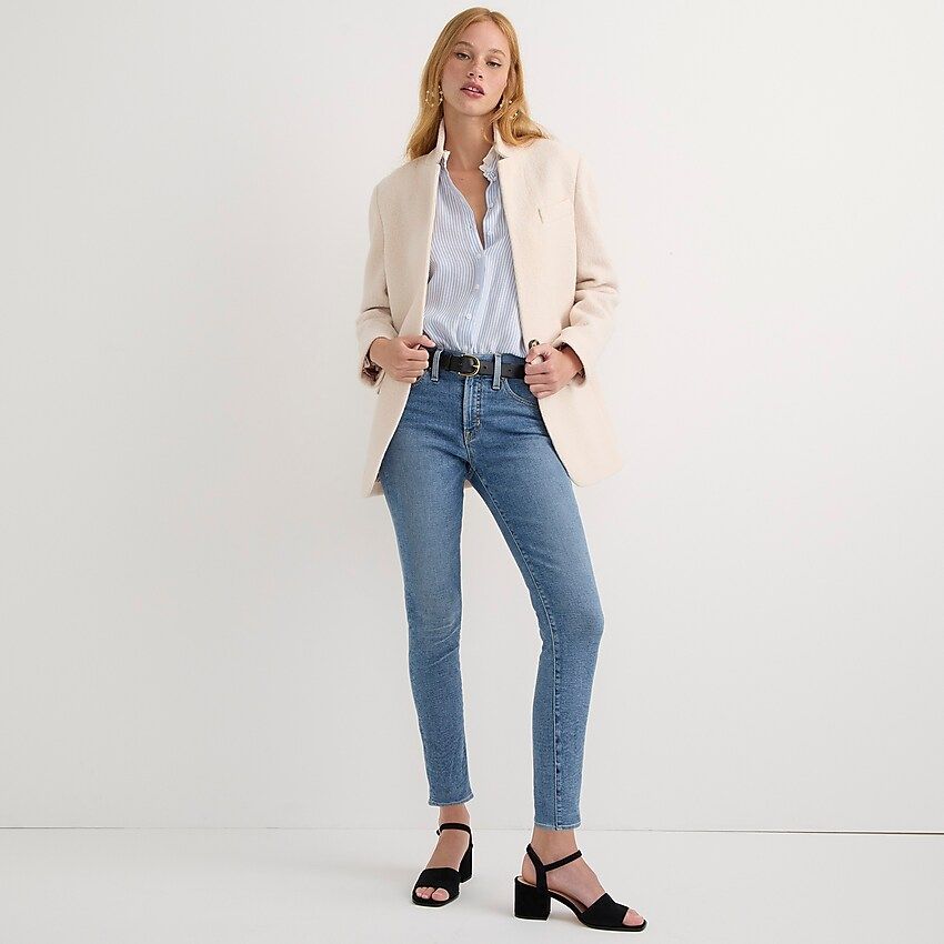 9" mid-rise toothpick jean in Birch wash | J.Crew US