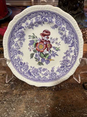 Antique Copeland Spode Mayflower 7 3/4" Salad Plates Gadroon Edge 14 Available | eBay US