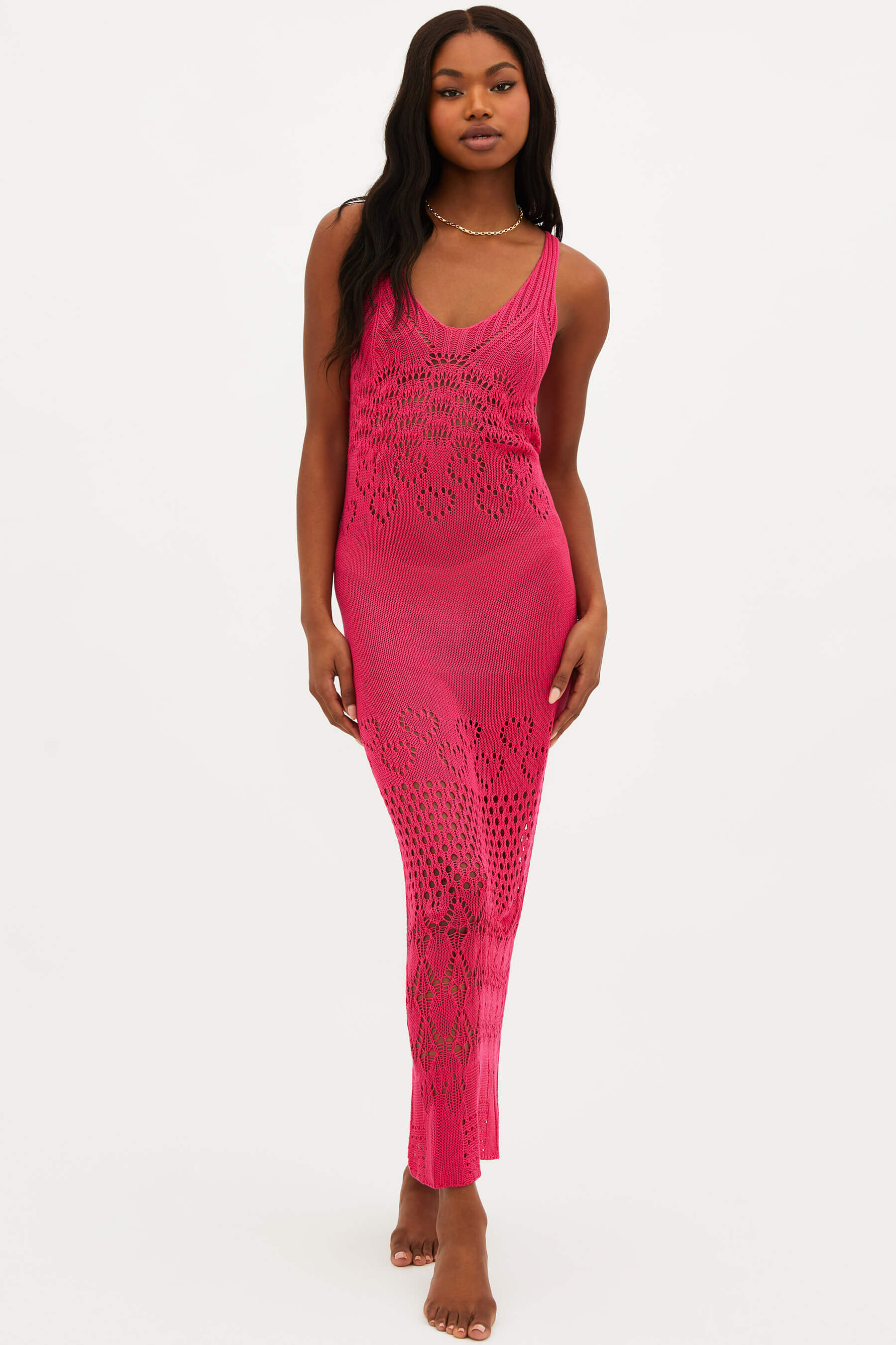 Tracy Dress Fandango Pink | Beach Riot