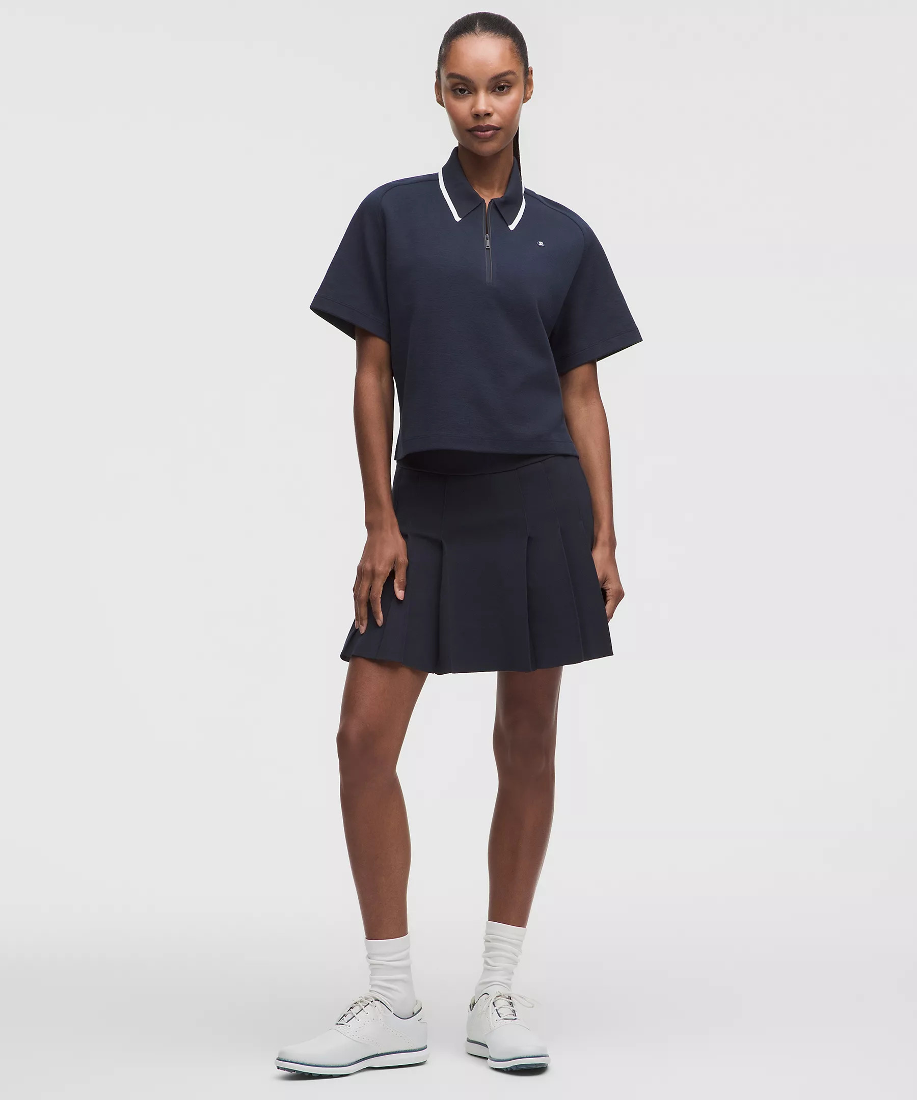 Cotton-Blend Pique Short-Sleeve Polo Shirt | Women's Polo Shirts | lululemon | Lululemon (US)