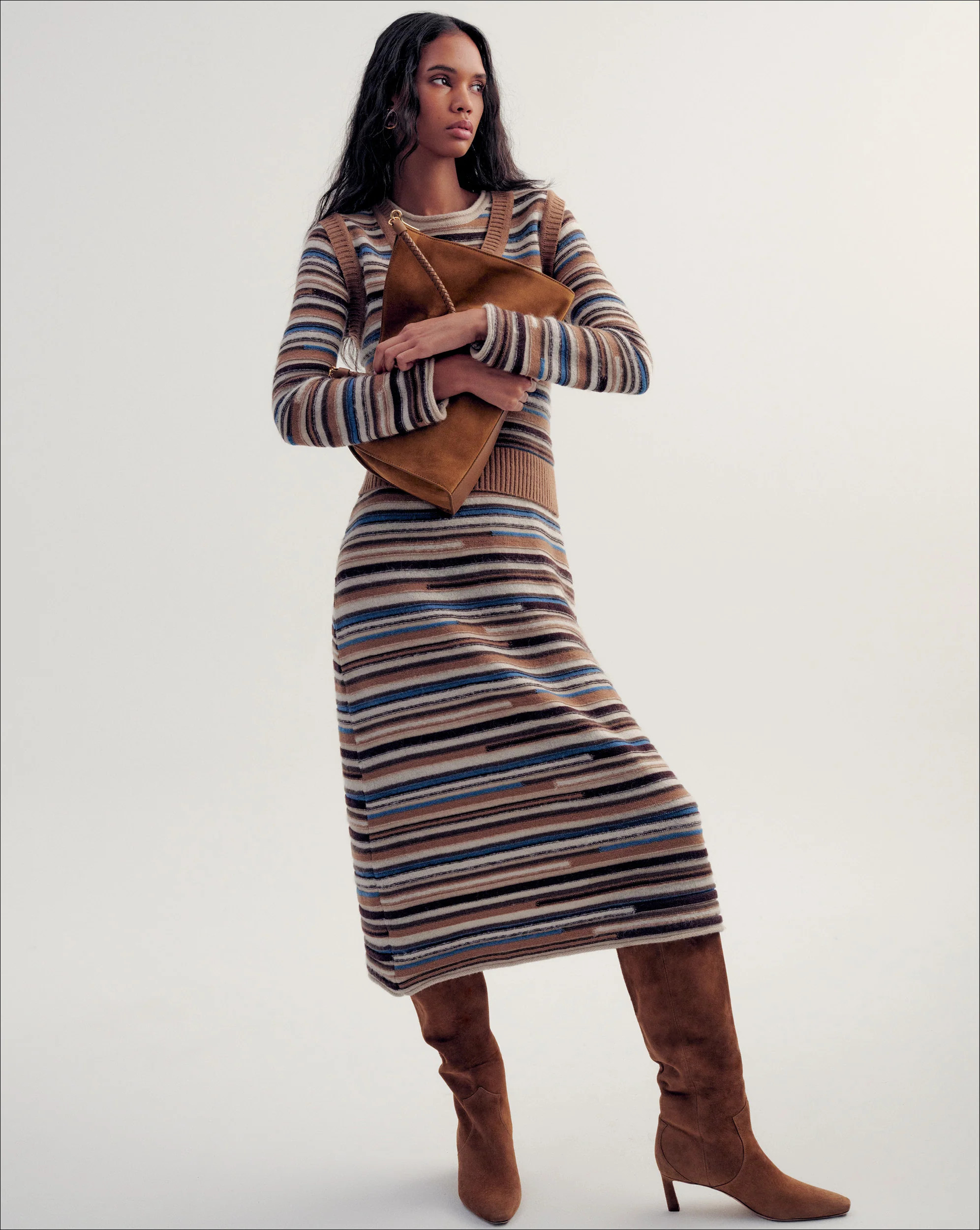 Sanders Knit Maxi Dress | Veronica Beard