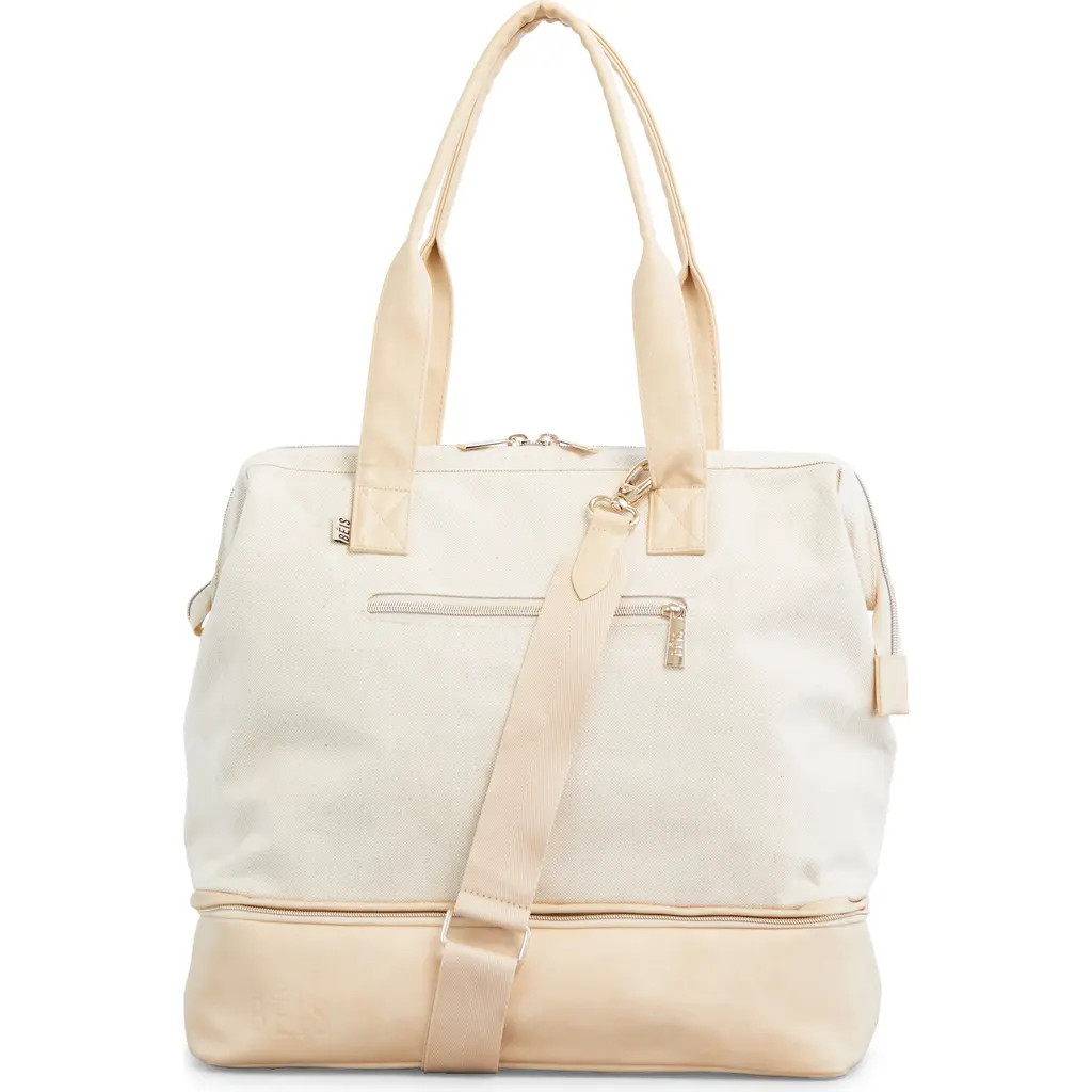 Béis The Convertible Mini Weekend Travel Bag in Beige at Nordstrom | Nordstrom