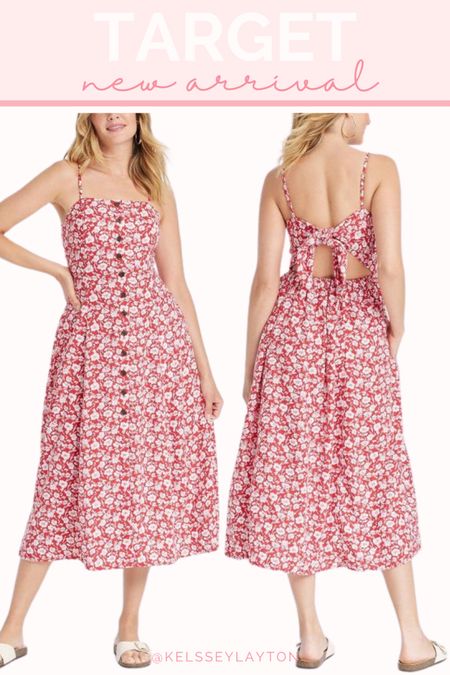 Target new arrival, floral midi dress 

#LTKFindsUnder50 #LTKStyleTip