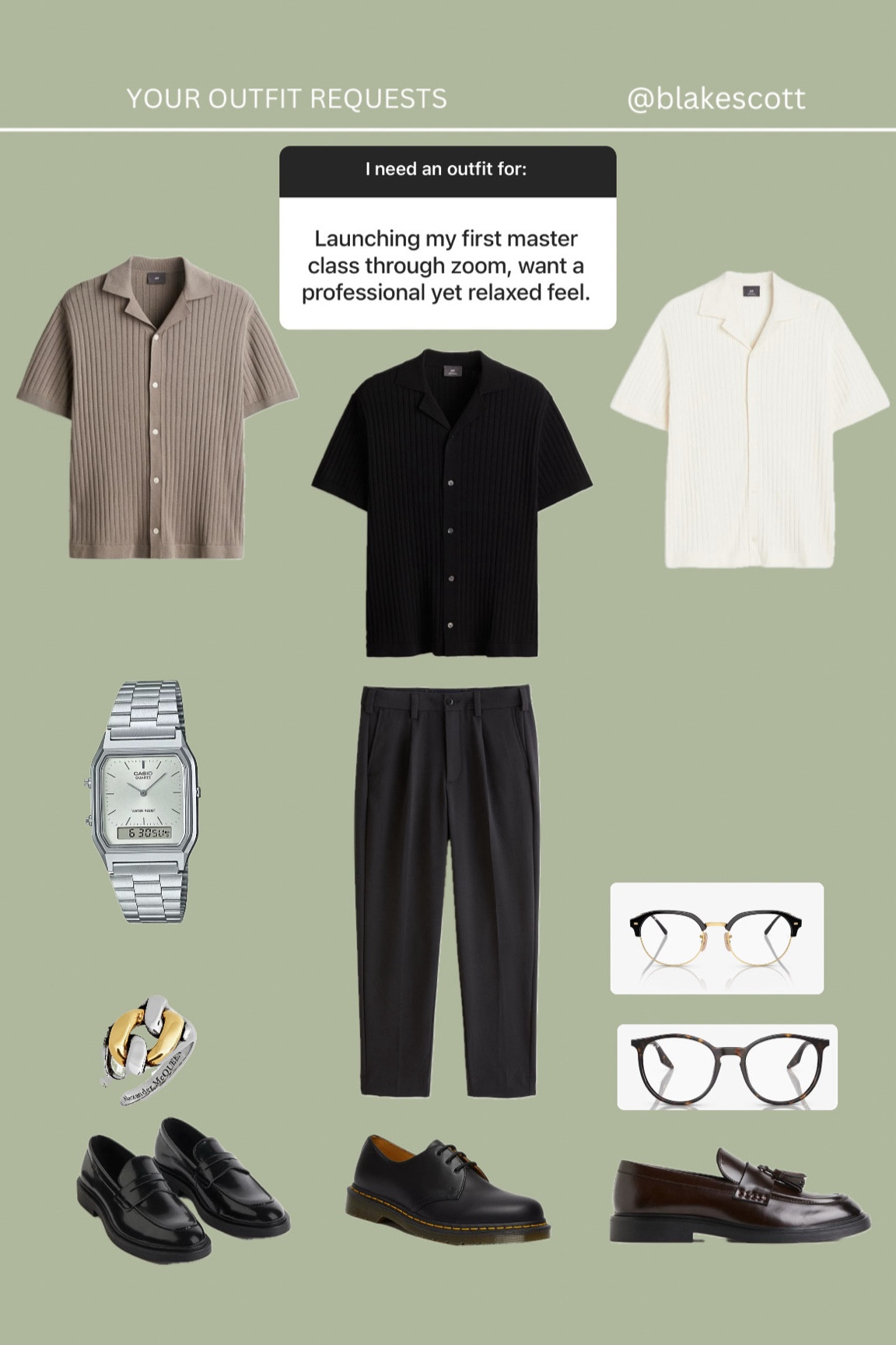 Look presentable for your Zoom meetings and presentations. You can keep the looks simple, while still making an impression. 

#LTKmens #LTKstyletip