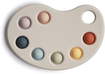 mushie Paint Palette Press Toy | Amazon (US)