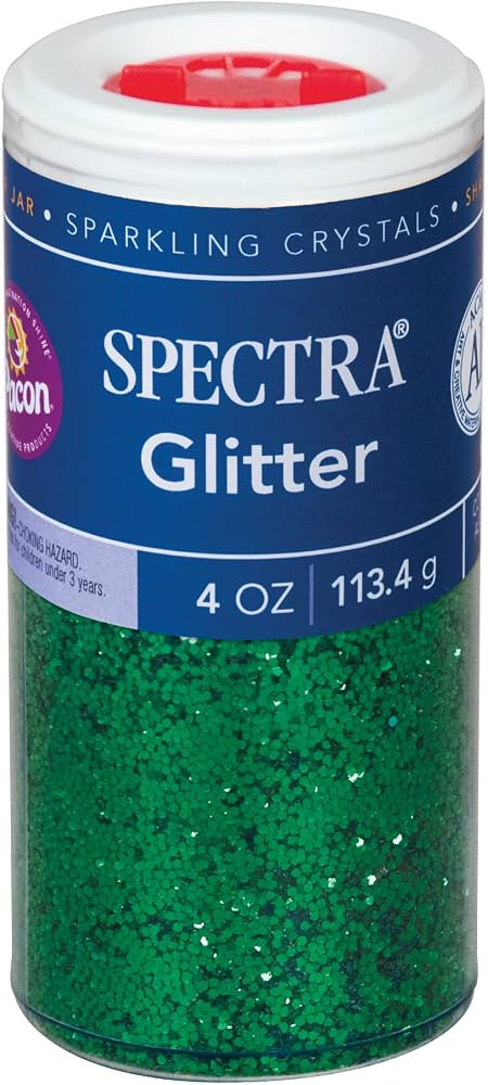 Spectra Arts & Crafts Glitter, Green, 4 oz., 1 Jar | Amazon (US)