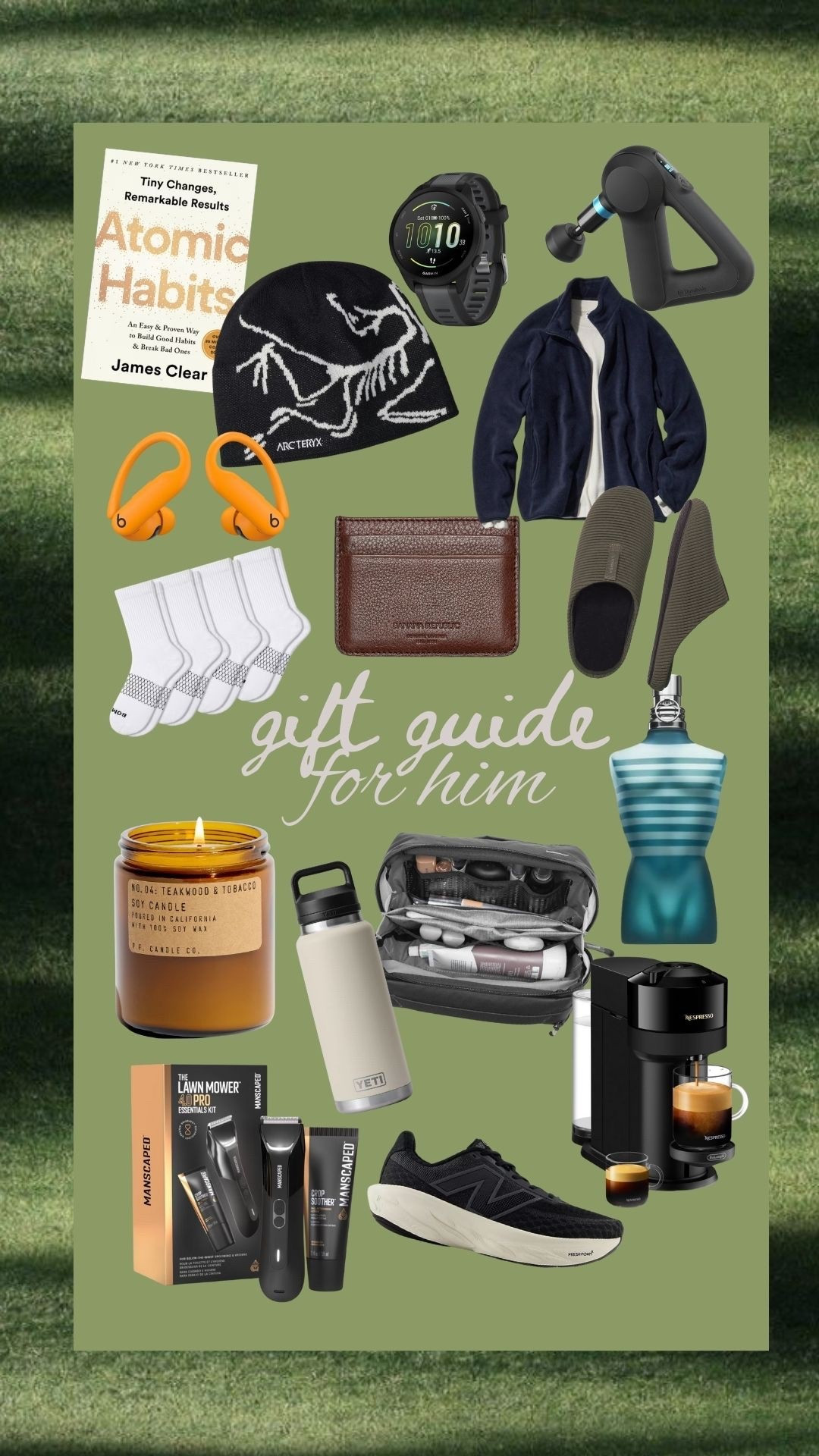 Gift guide for him! Rudy personally crafted this one and he confidently claims that this is what the guys want this holiday season! 

#LTKGiftGuide #LTKHoliday #LTKMens
