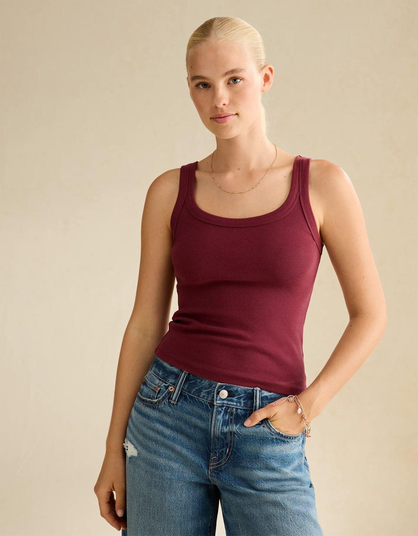 New + Bestseller AE Daily Fave Tank Top 1K+ 5-star reviews | American Eagle Outfitters (US & CA)