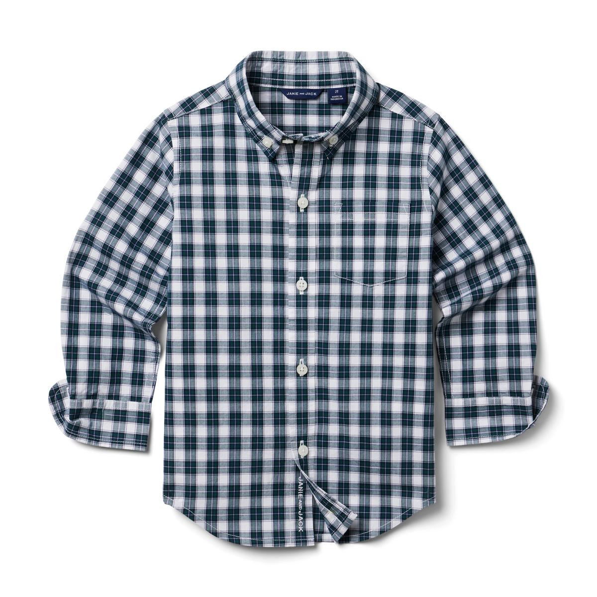 The Tartan Poplin Shirt | Janie and Jack