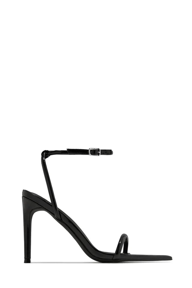 Miss Lola | Anezia Silver Single Sole High Heels | MISS LOLA
