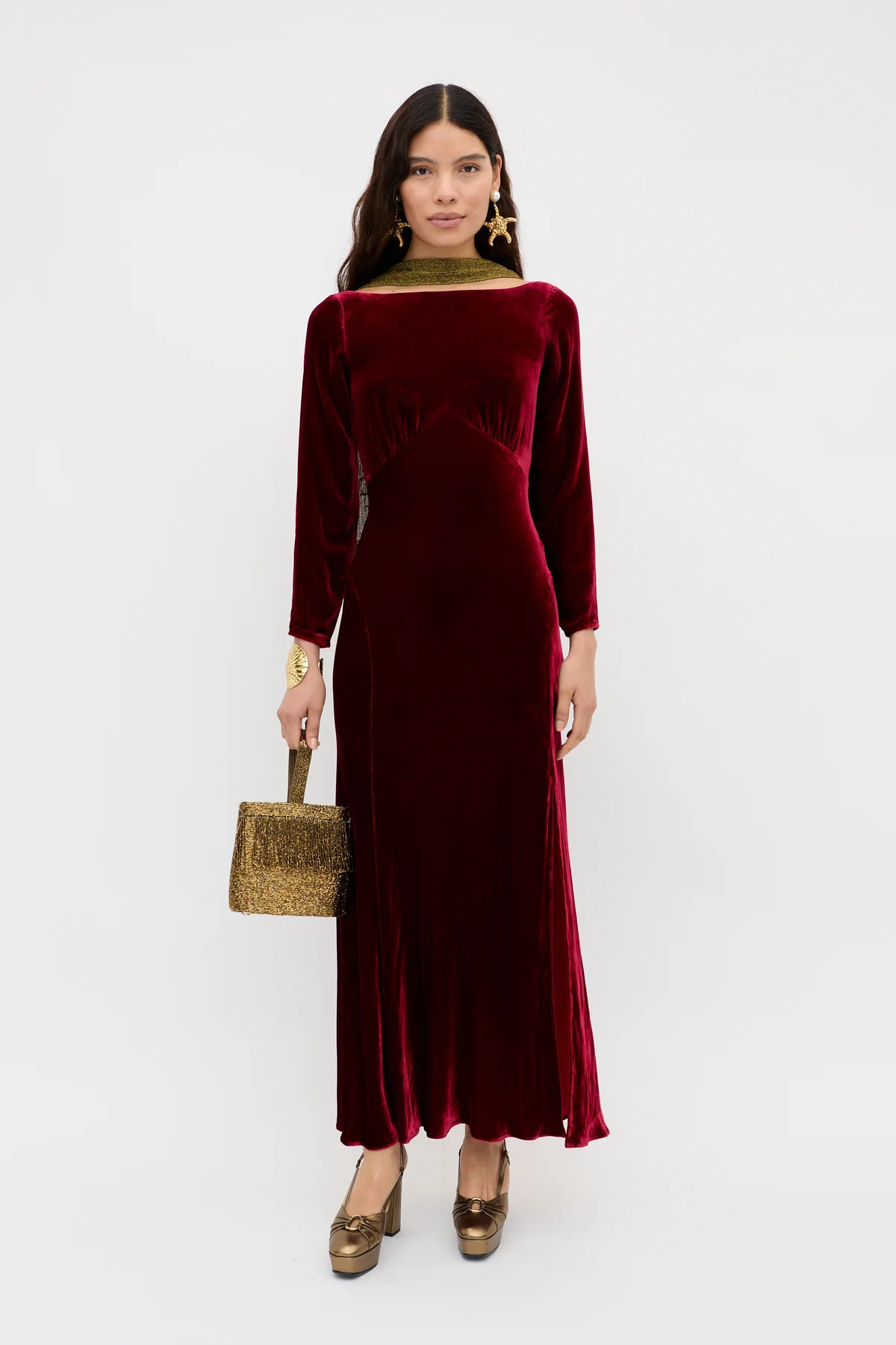 Devina - Burgundy | Rixo