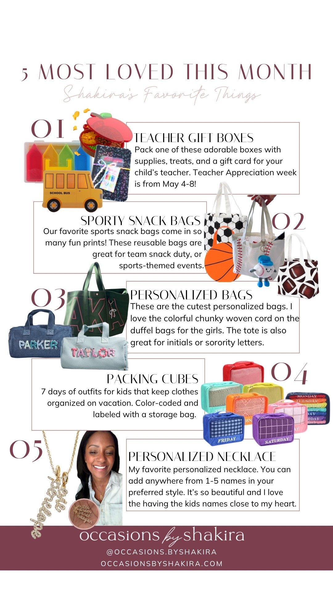 Your 5 Most Loved Items from Instagram this Month

#LTKTravel #LTKKids #LTKMothersDay