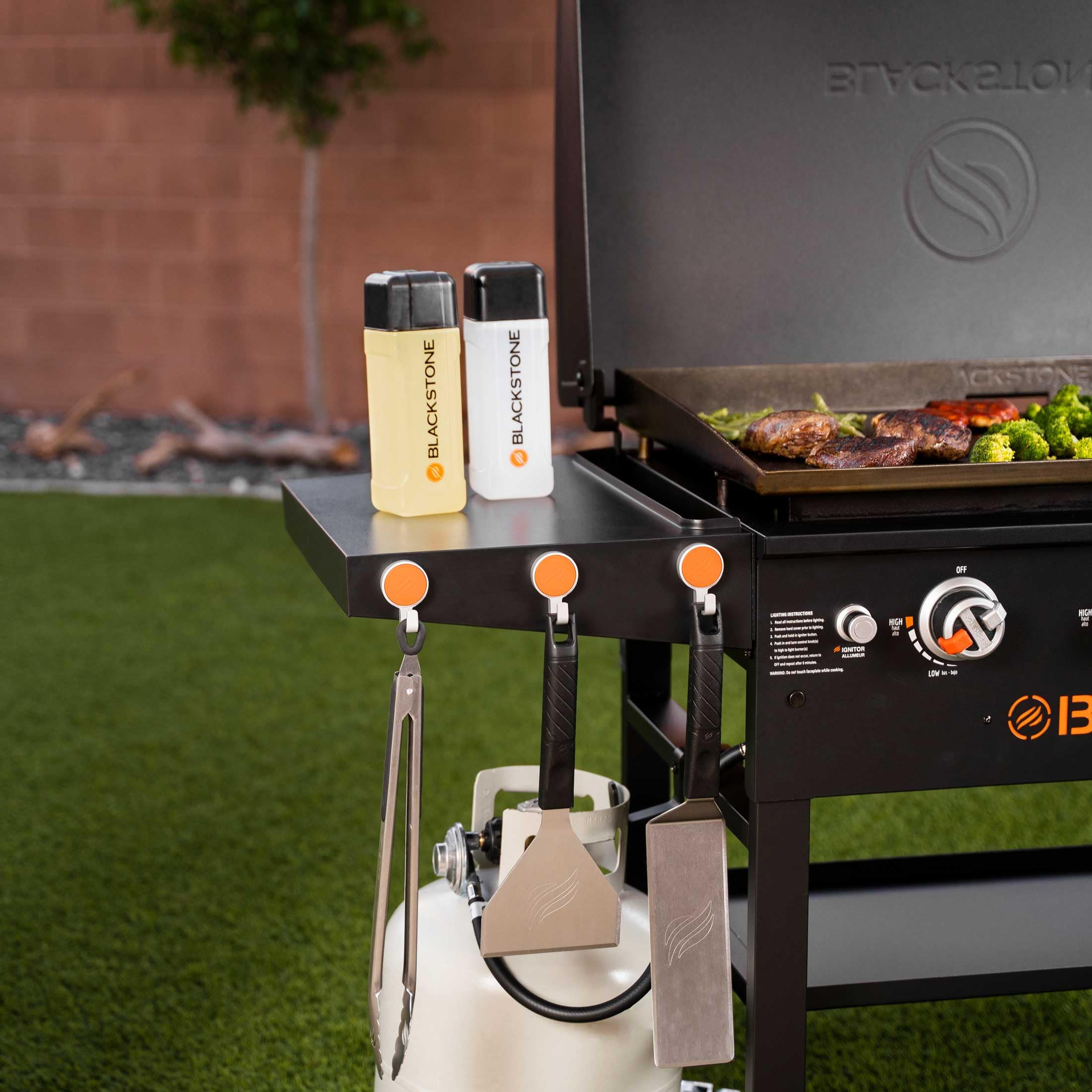 Blackstone 36” Griddle with Hood & Four Burners - Stainless Steel Gas Griddle with Hood, Wheels... | Amazon (CA)