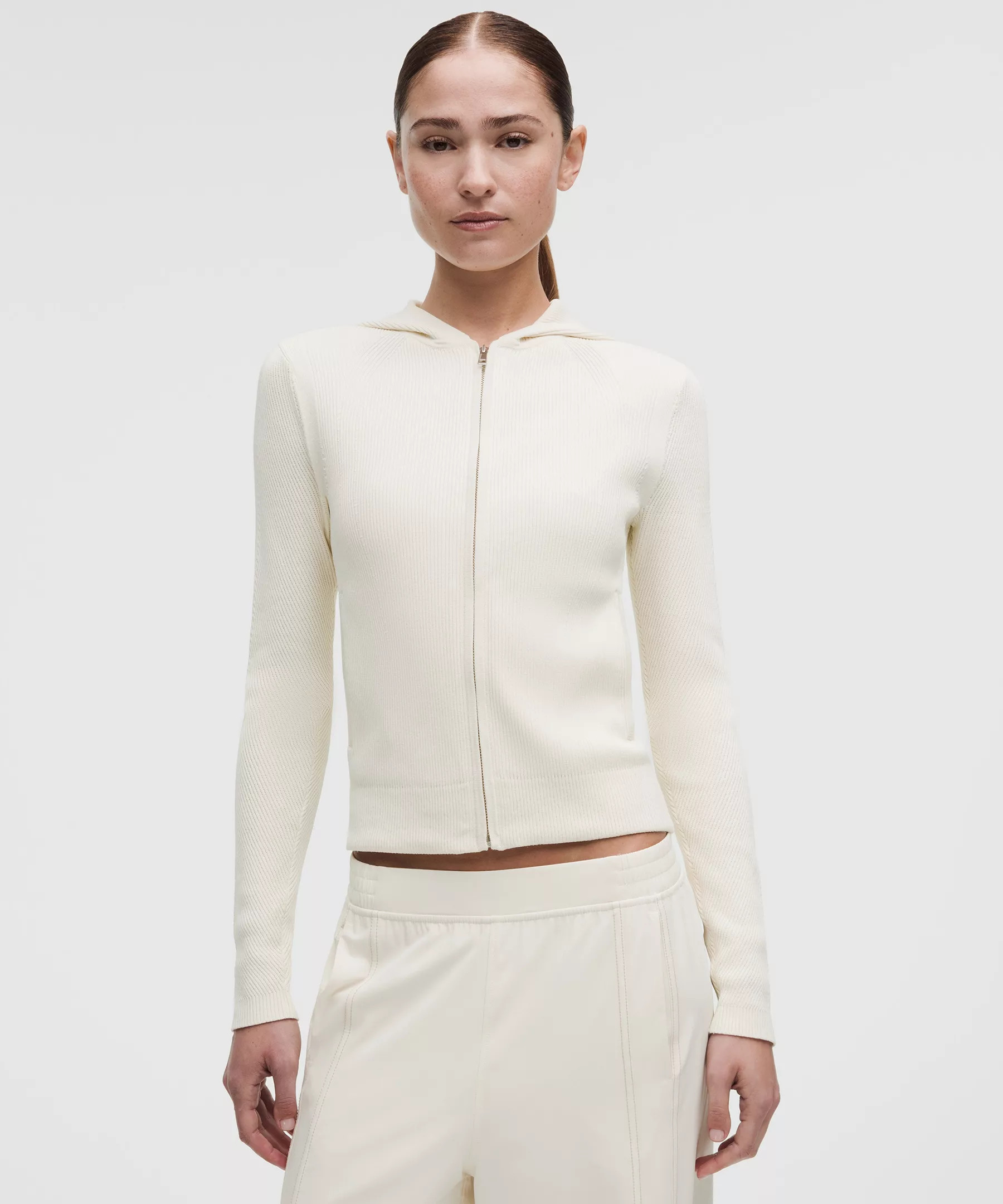 Structured Knit Zip-Up Hoodie | Women's Hoodies & Sweatshirts | lululemon | Lululemon (US)