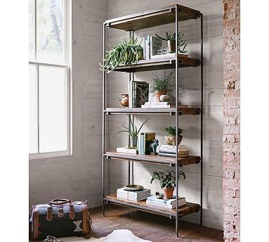 Barton 39" x 82" Etagere Bookcase | Pottery Barn (US)