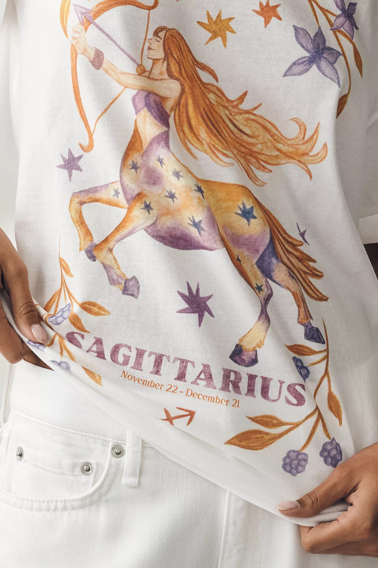 Girl Dangerous Cosmic Zodiac Tee | Anthropologie (US)