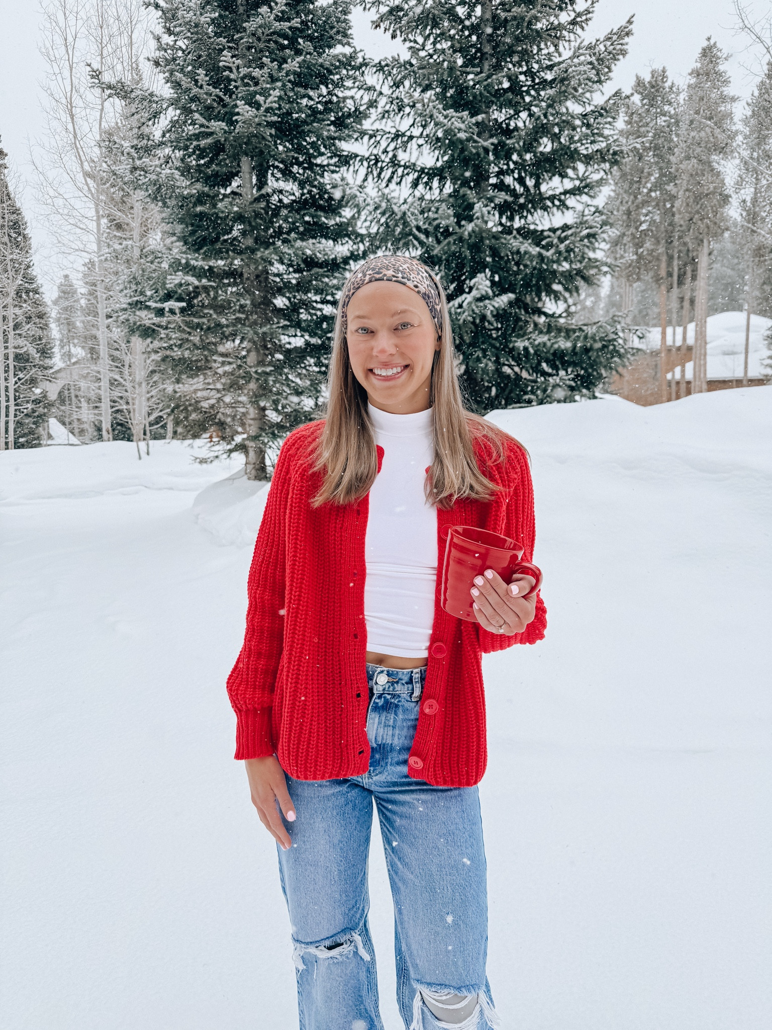 Winter outfit! Leopard print & red, sign me up! 

#LTKSeasonal #LTKSaleAlert #LTKStyleTip