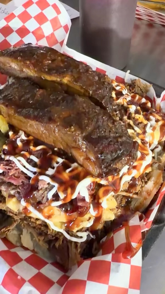 🚨 DFW… HAVE YOU TRIED THE LEGENDARY STERLING’S BARBECUE YET?! 🔥🍖

Home of the #1 BBQ experience in the DFW area, and baby… we DID NOT come to play! 😮‍💨

Introducing our LOADED “Kitchen Sink” Baked Potato 🥔🔥 stacked high with:✔️ Smoked Oxtails✔️ Tender Ribs✔️ Juicy Brisket✔️ Creamy Brisket Mac-N-Cheese

All loaded on a giant baked potato with butter, sour cream, chives, and drizzled in our signature barbecue sauce! 🤤🔥

One bite and you’ll understand why everybody keeps pulling up to Sterling’s! Don’t just look at the pictures… COME GET YOU ONE! 👏🏽

📍Catch us at our next pop-up or book us for catering!🌐 www.sterlingsbbq.com📞 (214) 695-0169

#SterlingsBarbecue #DFWFoodie #DallasEats #FortWorthFoodie #LoadedPotato #Oxtails #Brisket #BBQLovers #FoodTruckFavorites #DFWFoodTrucks #KitchenSink

#LTKvlog #LTKfoodie