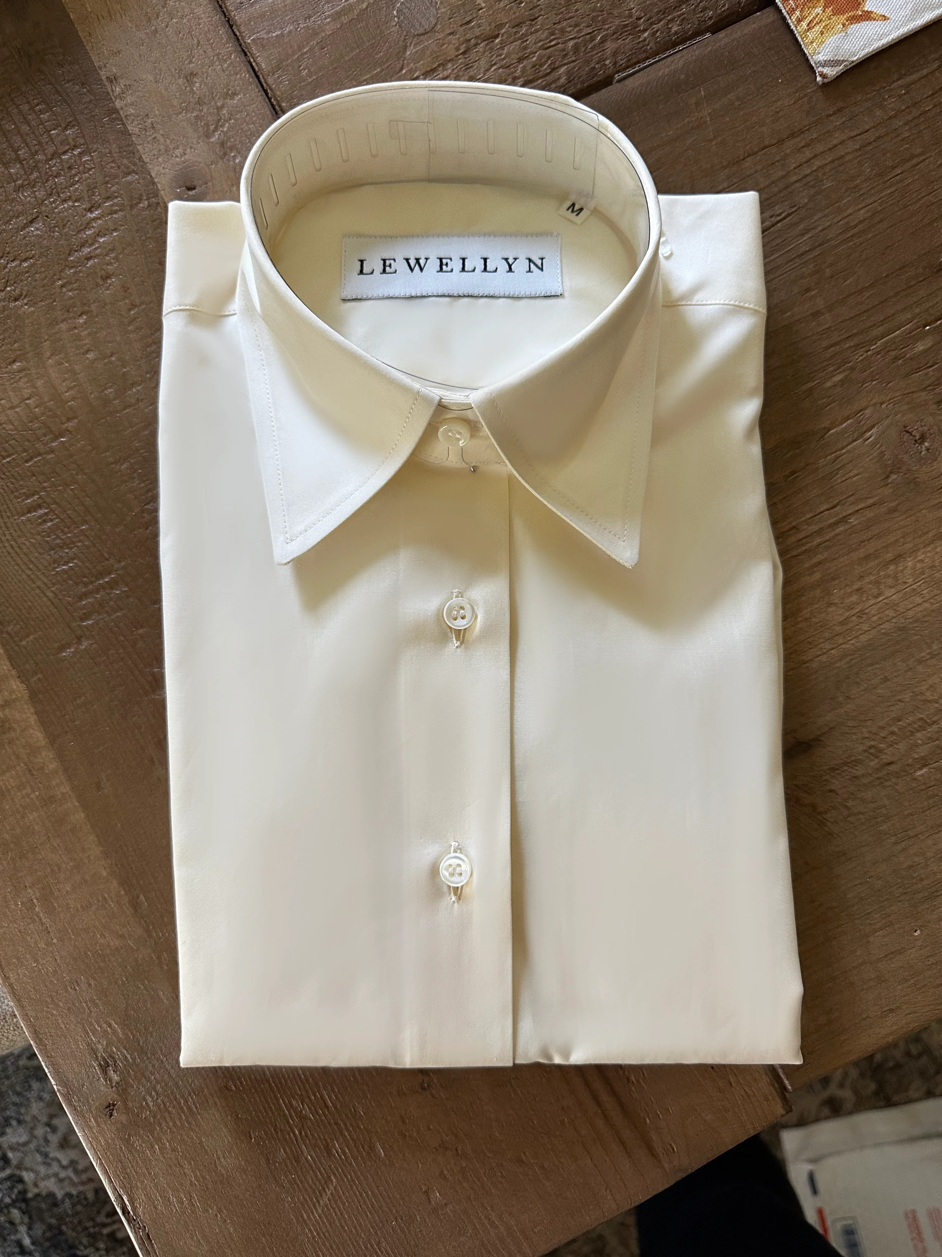 The Jackie button down in ivory. | Lewellyn