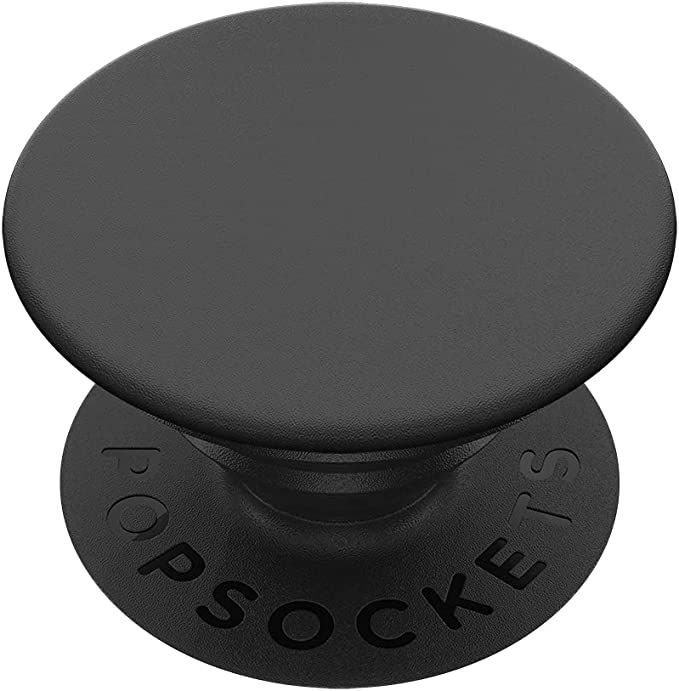 PopSockets: PopGrip with Swappable Top for Phones and Tablets - Black | Amazon (US)
