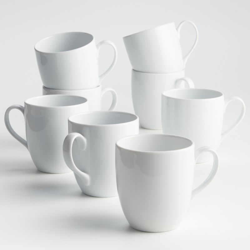 Aspen Mugs 15-Oz., Set of 8 + Reviews | Crate & Barrel | Crate & Barrel