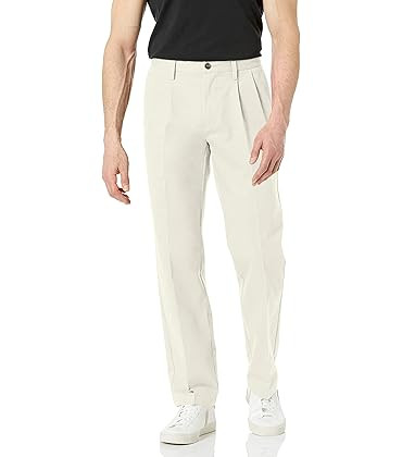 Amazon Essentials Men's Classic-Fit Wrinkle-Resistant Pleated Chino Pant (Available in Big & Tall... | Amazon (US)