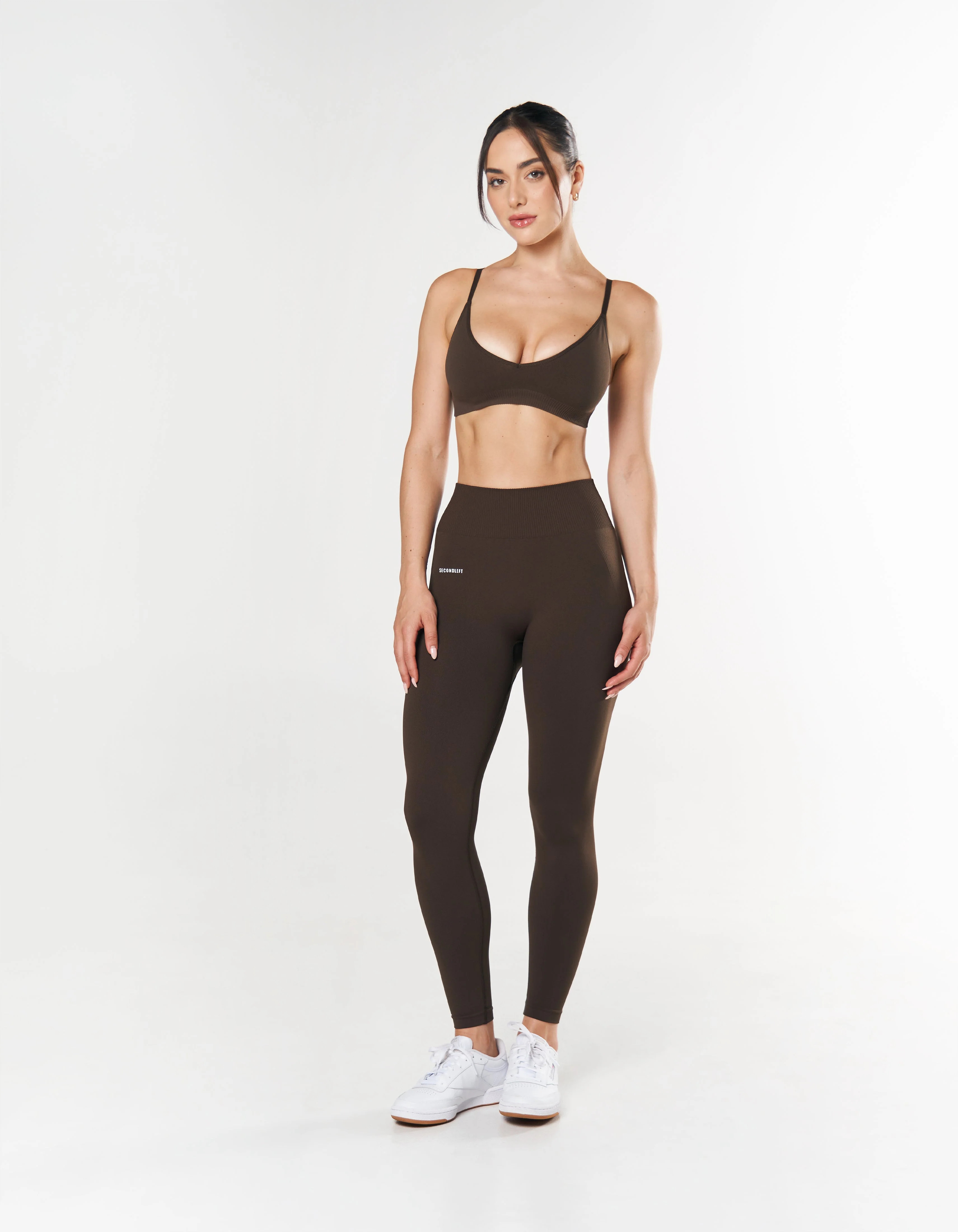 Seamless Base Bralette - Espresso | SECONDLEFT
