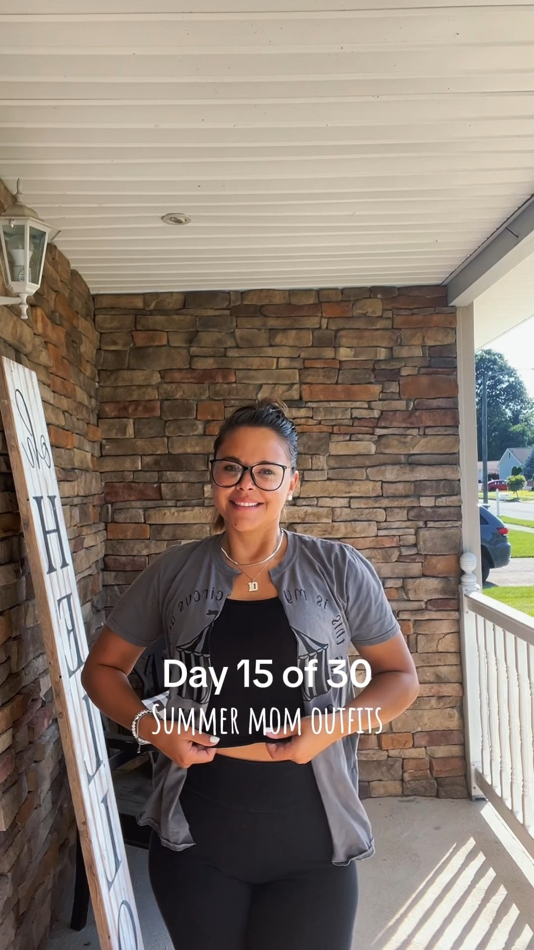 Day 15 of 30 summer mom outfits
Still no contacts (blurry vision, but fashion’s still 20/20 👀😂). Obsessed with this comfy-chic, slightly edgy look—how cute is this cut tee? Effortless style that feels like me. #MomStyle #30DaysOfOutfits #SummerStyle #OOTD #MomOOTD #ComfortAndStyle #EdgyMomStyle #CasualChic #RealLifeStyle