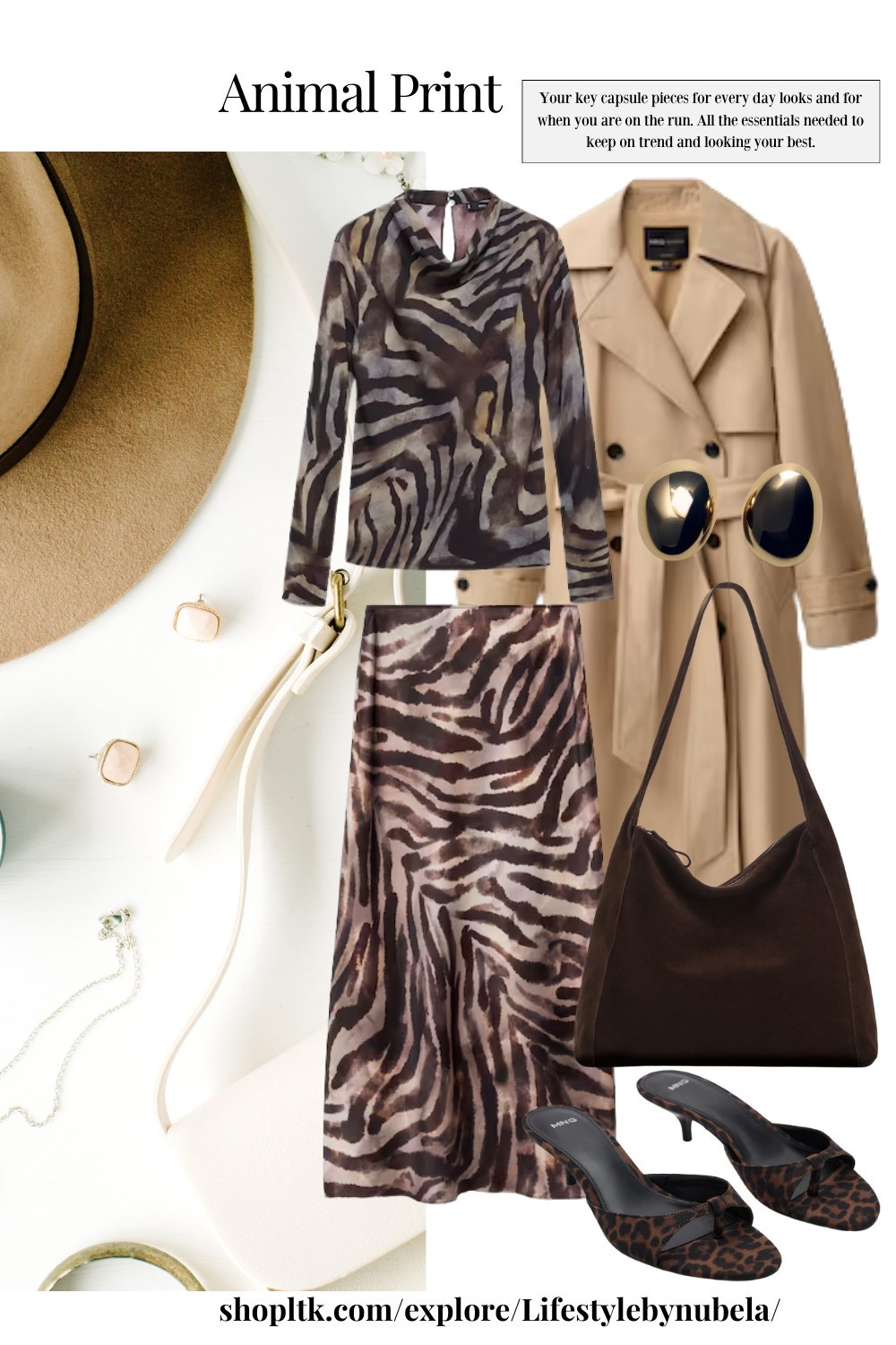 animal print outfit paired with a timeless trench coat. ✨ #AnimalPrintStyle 

#LTKStyleTip #LTKSaleAlert #LTKSpringSale