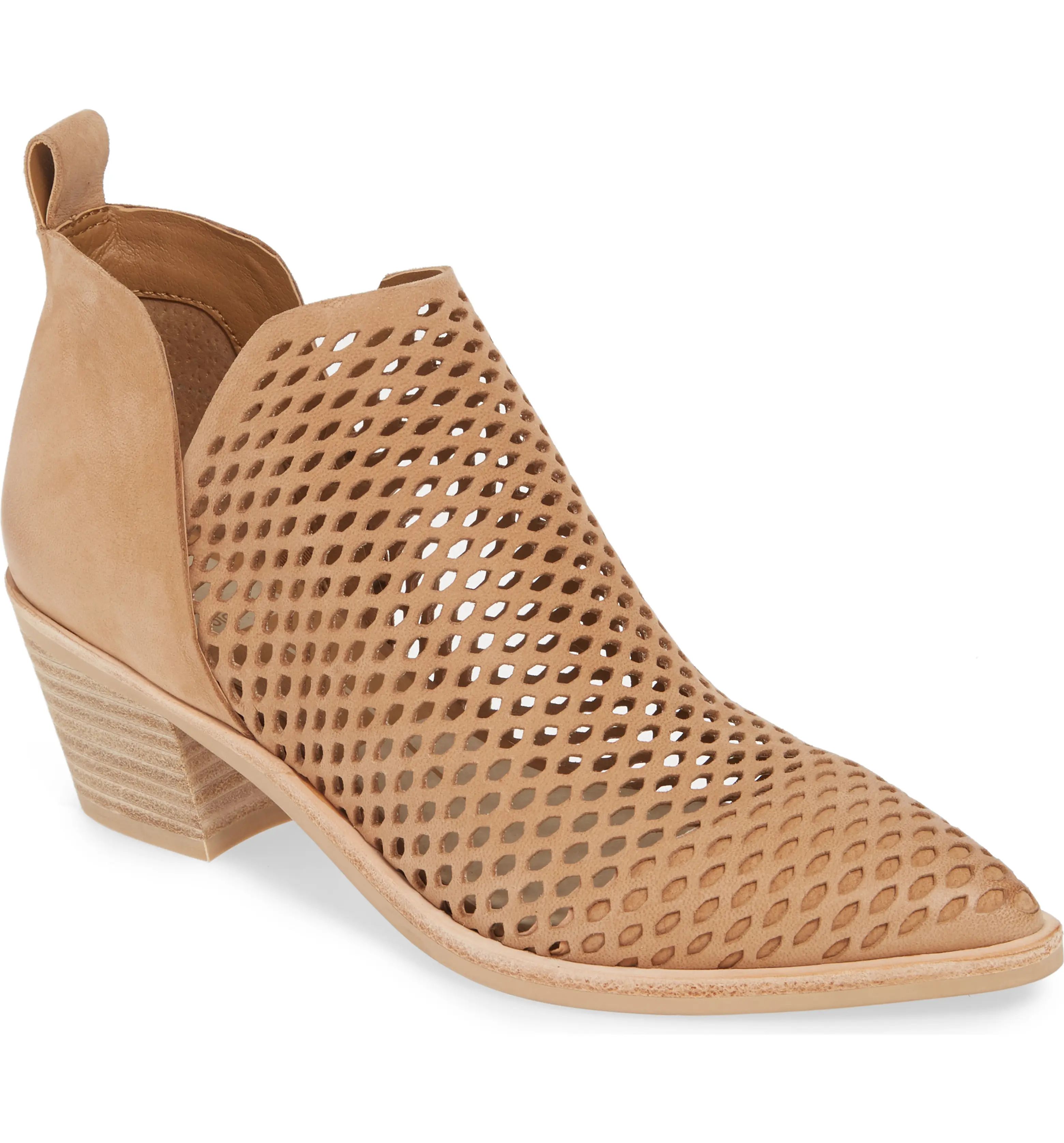 Sher Perforated Bootie | Nordstrom