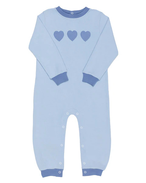 Heart Applique Romper | Grace and James Kids