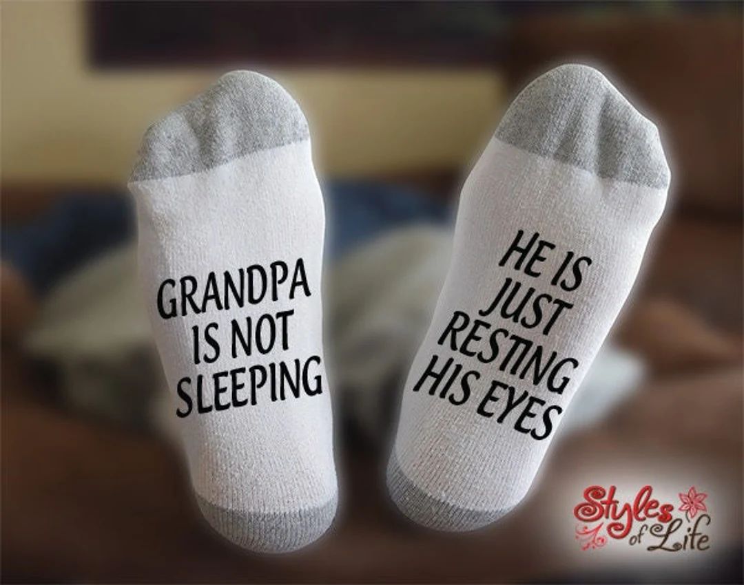 Grandpa is Not Sleeping He is Resting His Eyes Gramps - Etsy | Etsy (US)