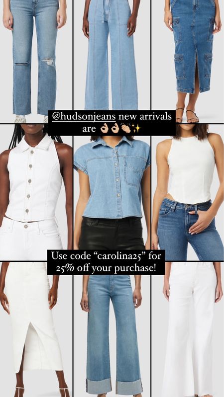 Loving Hudson Jeans new arrivals! Use code “carolina25” for 25% off and additional 25% off sale items! 

#LTKsalealert #LTKstyletip #LTKfindsunder100