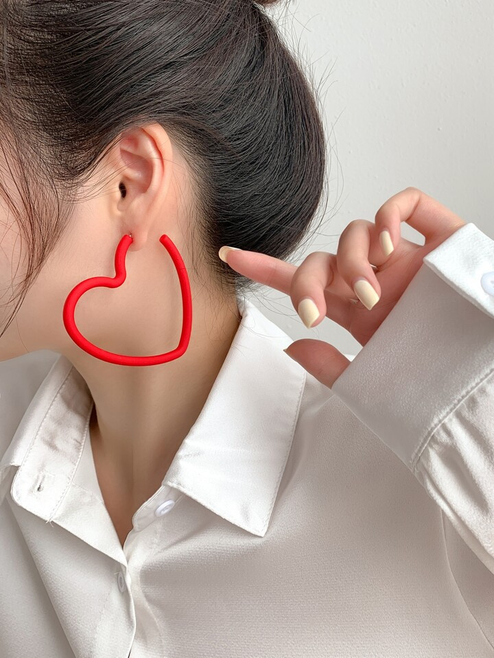 Heart Design Earrings4.95(1000+) | SHEIN
