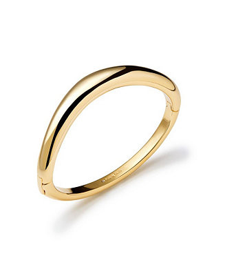 Talia Minimal 14K Gold-Plated Bangle Bracelet | Macy's