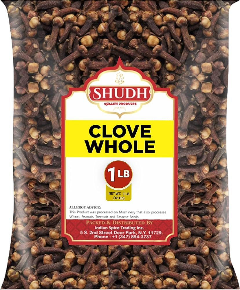Indian Spice CLOVE WHOLE 1 LB | 16 oz | Laung | Great for Food, Tea, Pomander Balls and Potpourri... | Amazon (US)