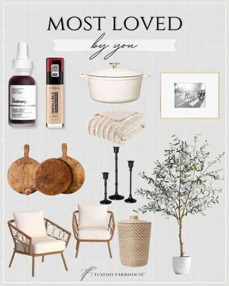 Most Loved - By You

LTK shopper favorites. Find your own favorite today!

Spring, home decor, candles, cosmetics, plants, outdoor furniture, kitchen , beauty, self care 

#LTKhome #LTKSeasonal #LTKbeauty