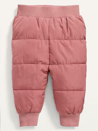 Unisex Rib-Knit-Waist Frost Free Puffer Pants for Baby | Old Navy (US)