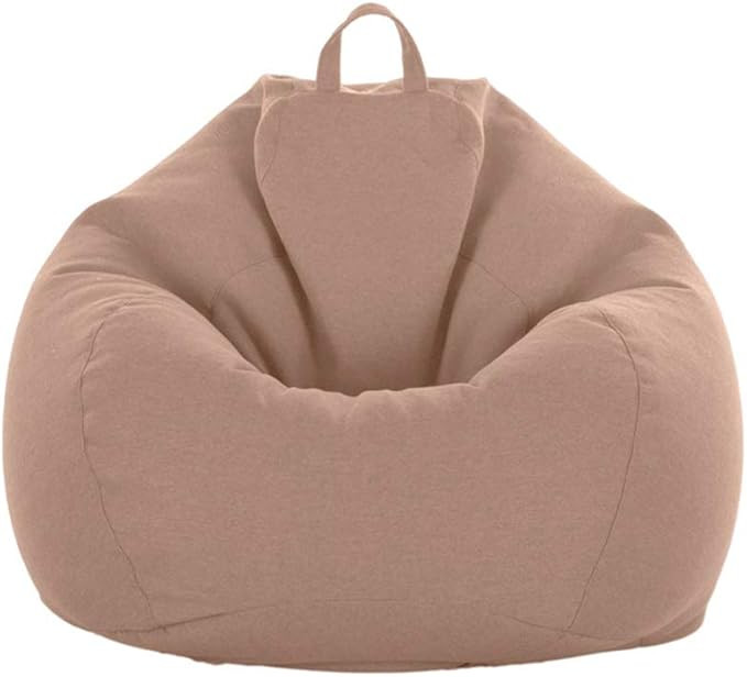 WAQIA Stuffed Animal Storage Bean Bag Chair Cover (No Filler) - Stuffable Zipper Beanbag Cover-Co... | Amazon (US)