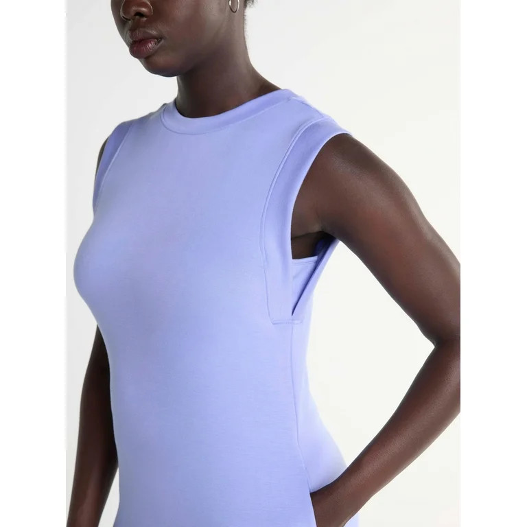 Scoop Women's and Women’s Plus Ultimate ScubaKnit Sleeveless Maxi Dress, Sizes XS-4X | Walmart (US)