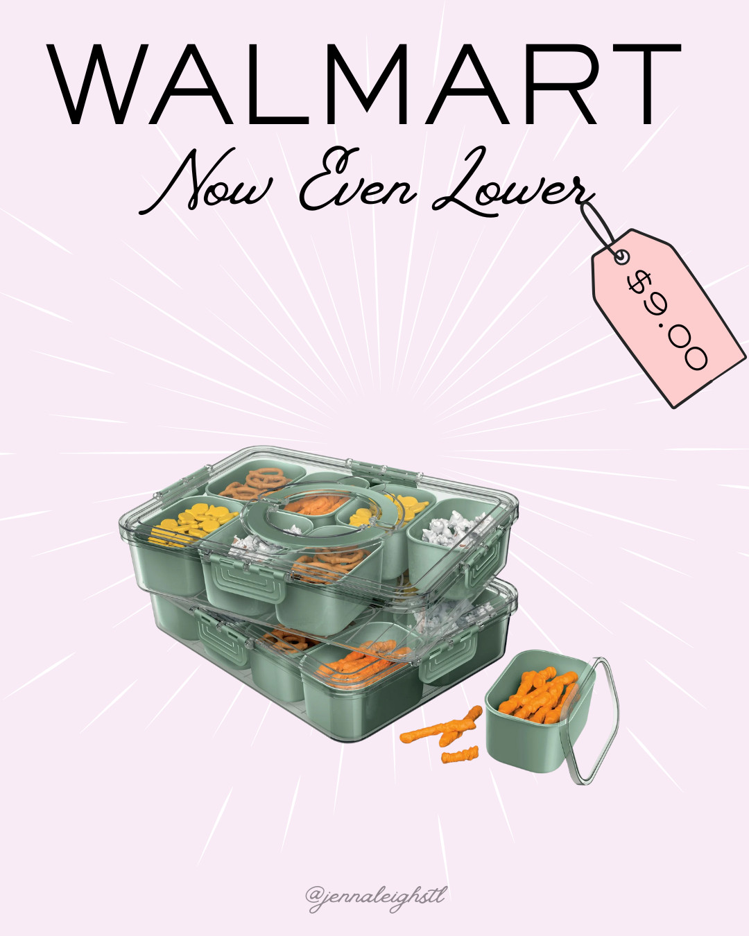 Run! Walmart dropped the price on the 2-pack 8-compartment Snackle Box to only $9, was $12.88. 

 #LTKGiftGuide #LTKfoodie #LTKSaleAlert
