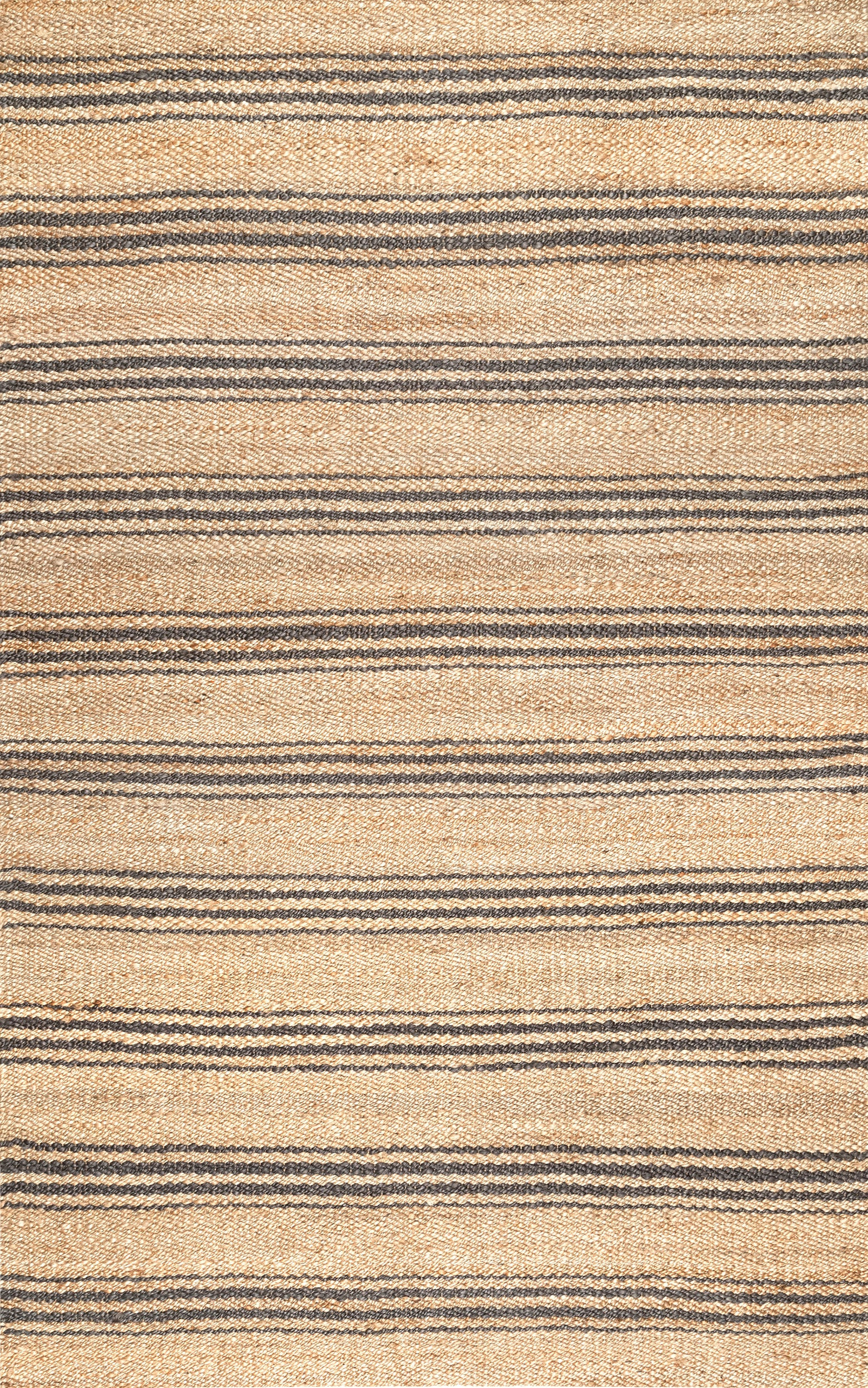 Sycamore Striped Jute Rug | Natural | Rugs USA