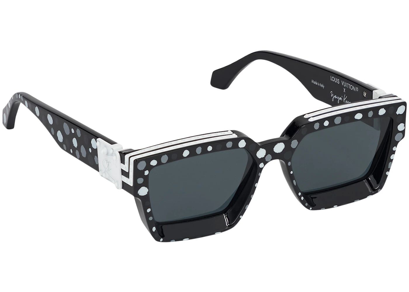 Louis Vuitton x Yayoi Kusama 1.1 Millionaires Painted Dots SunglassesBlack/Gray | StockX